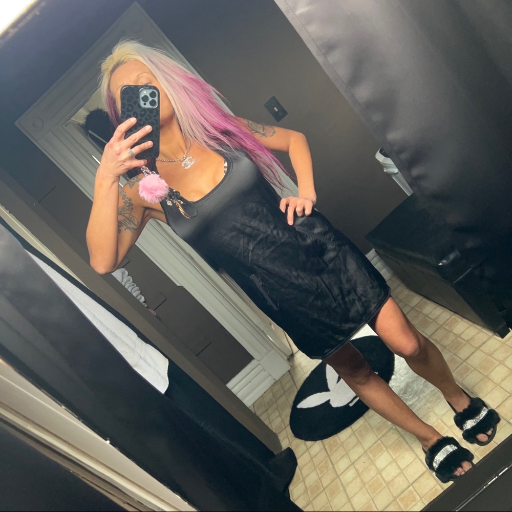 🖤 Bebe Babydoll Mini Slip Dress XS 🖤
